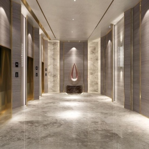 现代公司电梯间3D模型下载